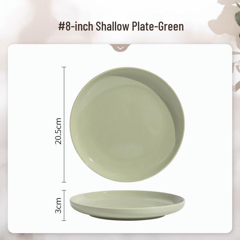 

Ru Han Light Luxury Cream Dinner Plate
