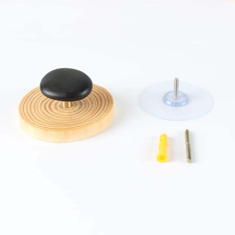 Pebble Solid Wood Hook Stone Decorative Hooks Wall Mounted Storage Rack Key Hook Clothes Hooks Towel Rack Home Organizer Shelf
