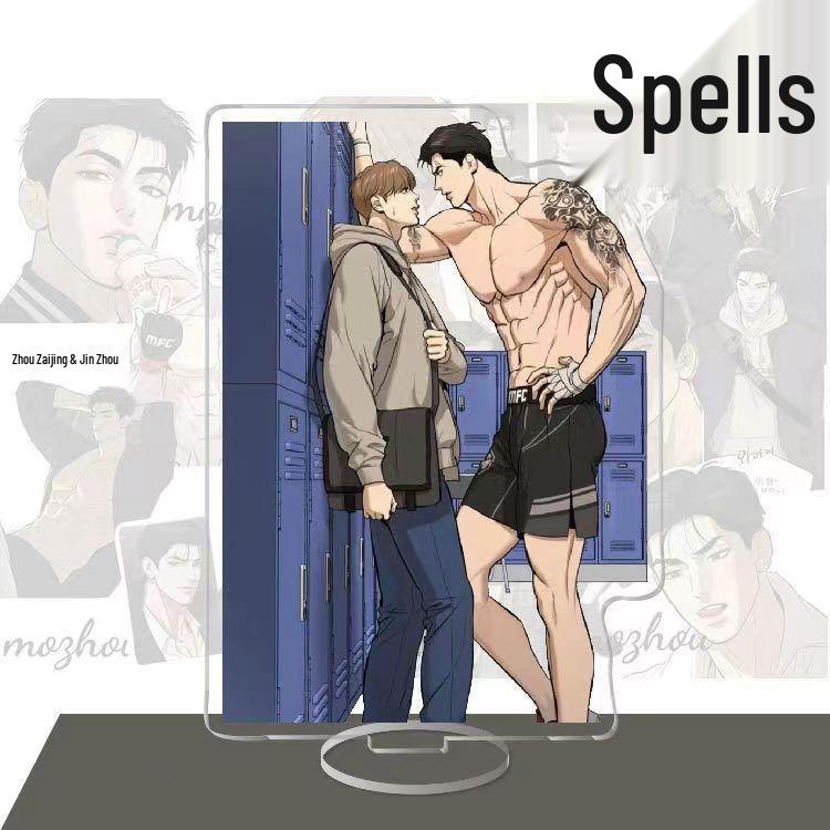 Akrylový stojánek - Joo Jaekyung a Kim Dan Anime Korejská Manga Ozdoba Dárek