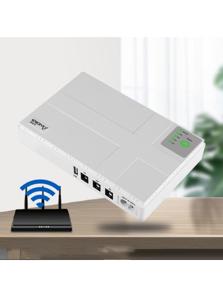 10400mAh I Portable UPS 5V/9V/12V Uninterruptible Power Supply For WiFi Router Large Capacity Backup Power Adapter
