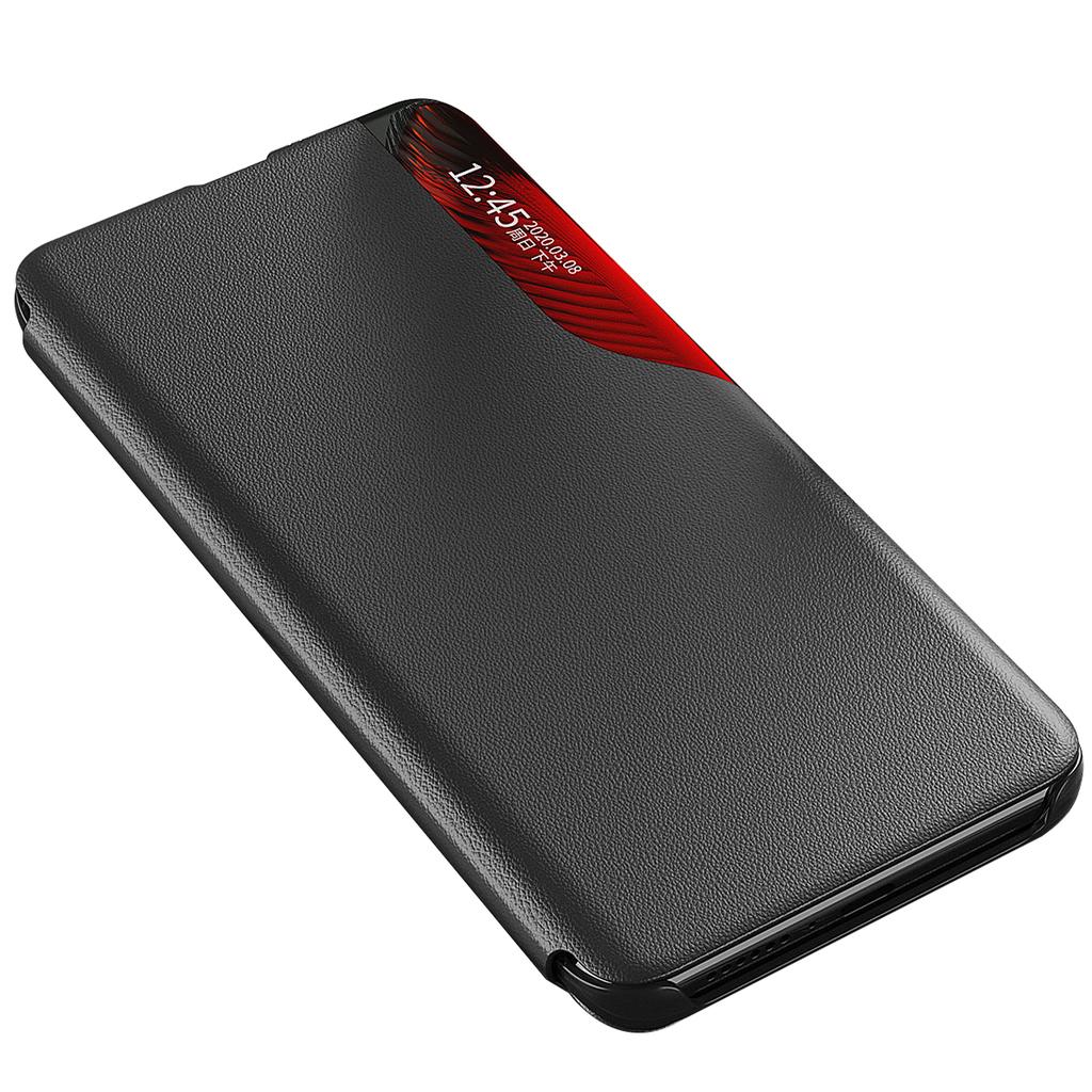For Xiaomi Redmi 13C 4G/Poco C65 4G Leather Case View Window Stand Cover