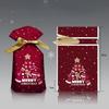 50Pcs New Year Christmas Candy Packaging Santa Gift Bag Xmas Plastic Bag Christmas Decorations for Home Navidad