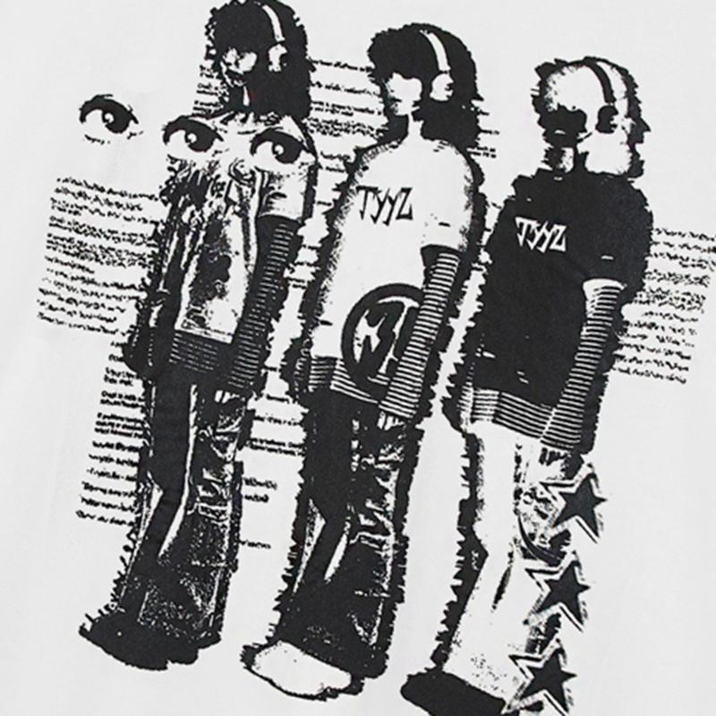 Уличная футболка с рисунком из мультфильма — фото 3