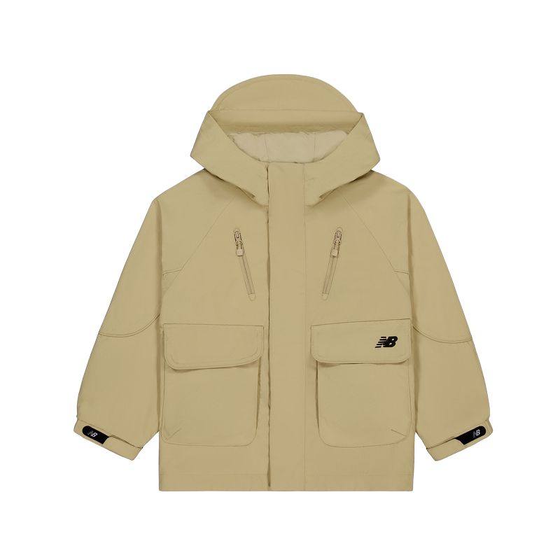 New Balance Pre School Jackets Hooded Moderate 7AE31013-BEI 110