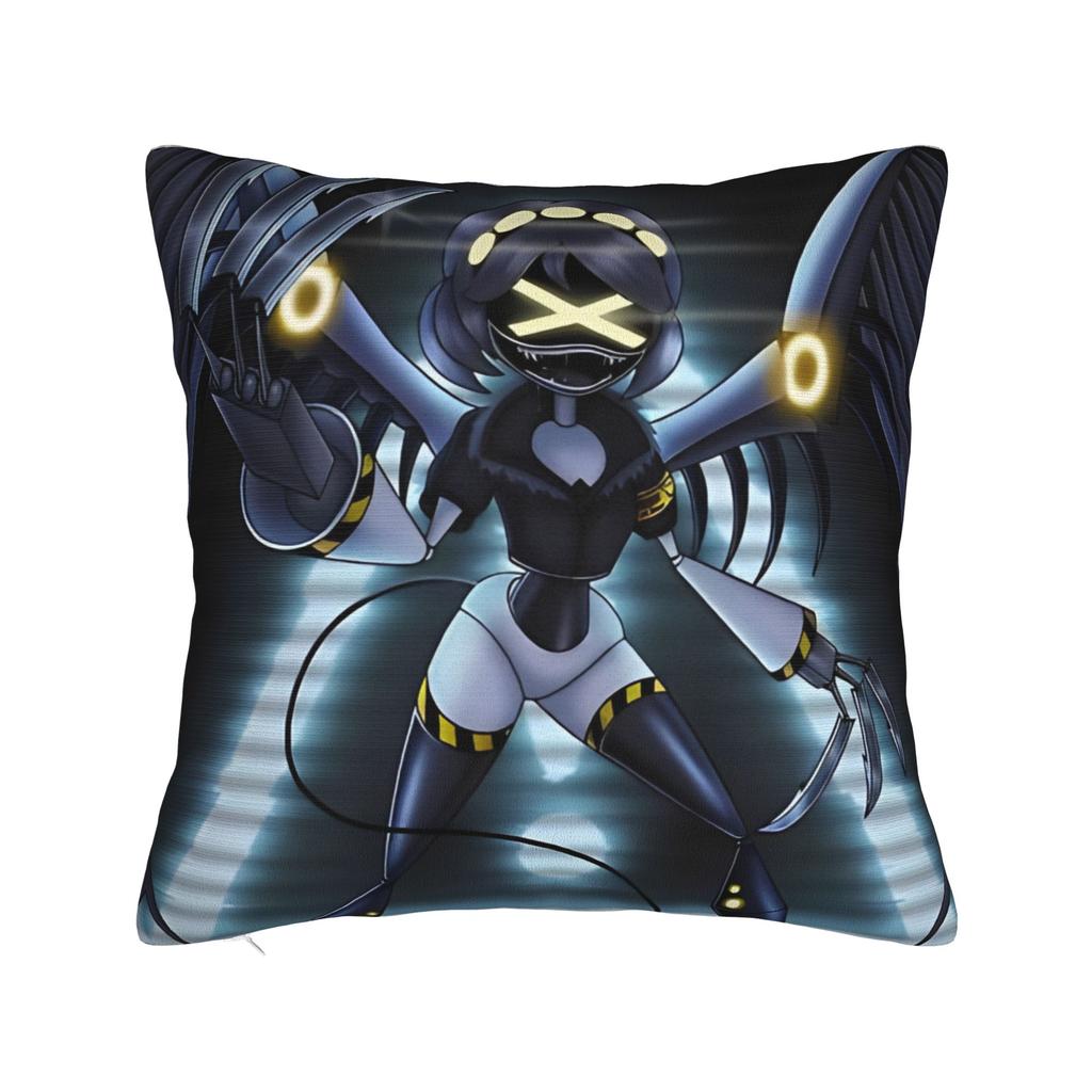 Murder Drones Games Square Pillow Case Cushion Cover Awesome Polyester Decor Pillowcase for Sofa 18