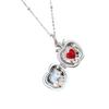 Elegant Apple Pendant Necklace Daily Wear Jewelry Openable Pendant Neckalce Perfect for Fashionable Youthful Women