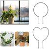 4 Pieces Garden Trellis Rust Free Vine Plant Metal Support Wire Plants Climbing Holder Rack for Garden Stem Stalks Vines