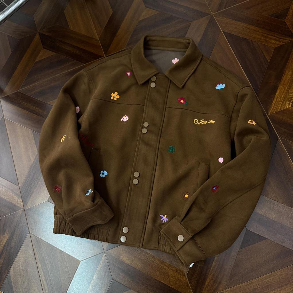 2025 Spring/Autumn Retro Floral Embroidery Couple Jacket - Chinese National Trend Brand