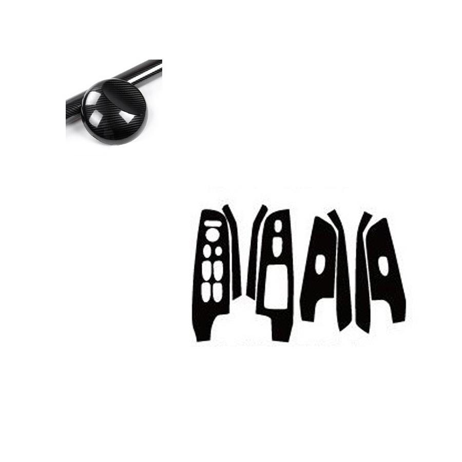 1 Set For Honda Civic 2006-2011 5D Carbon Fiber Pattern Car Interior Decals Trim
