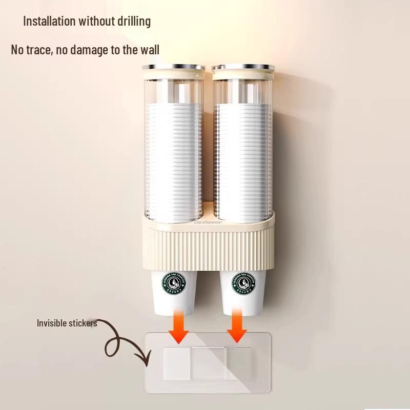Wall-Mounted Disposable Cup Dispenser – Save 5 Yuan On New Arrivals!
