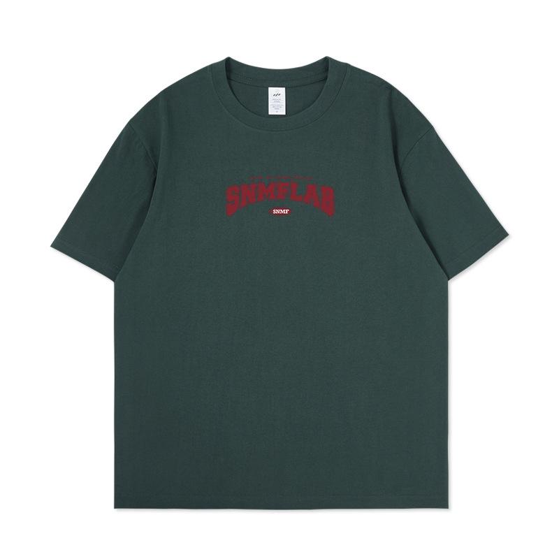 S1120701 Футболка с коротким рукавом и принтом для подростков, летняя одежда 4XL