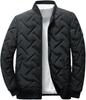 Black Embossed Line Blouson Solid for Outdoor and Street and Features a Open Long and a Korean Available In Black J.STORE Men's Jacket, Color,