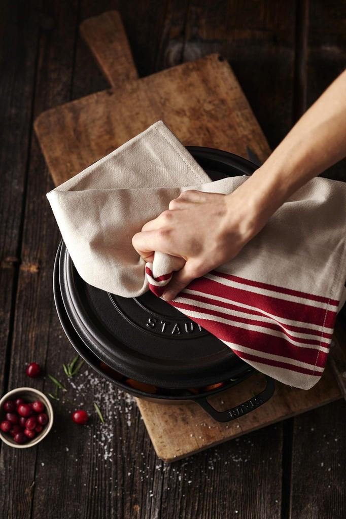 Staub Cloth Blue 70 X Dish Tea Towel Dishcloth Japanese Ktchen Cloth "Kitchen 50cm" [Authorized Product] 40501-317