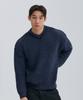 NINEZ V-Neck Boucle Oversized Knit (2 Colors)