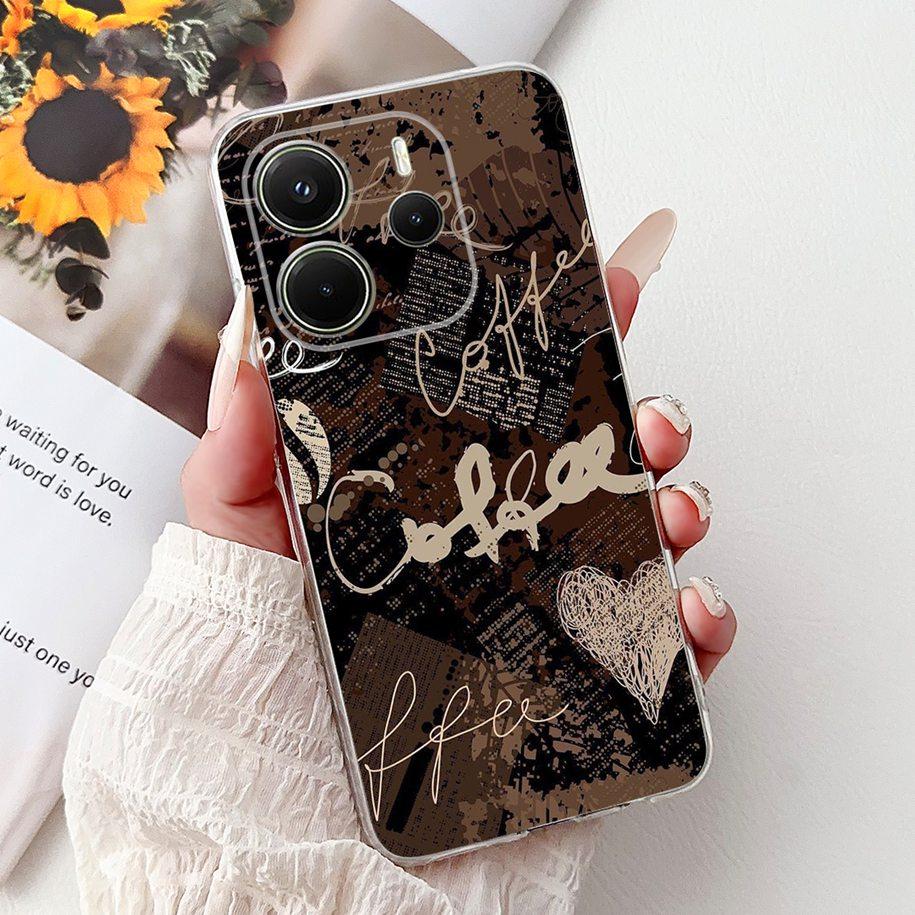 Silicone Case For Xiaomi Redmi Note 14 4G EU 2025 Cover Cool Lion Leopard Dragon Animals Soft Slim Coque For Note14 4G EU Fundas
