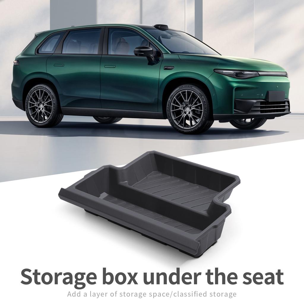 SMABEE for Leapmotor C10/C16 2024 2025 Car Storage Box Under Seat Drawer Type Organizer Storage Box Case Interior Accessories