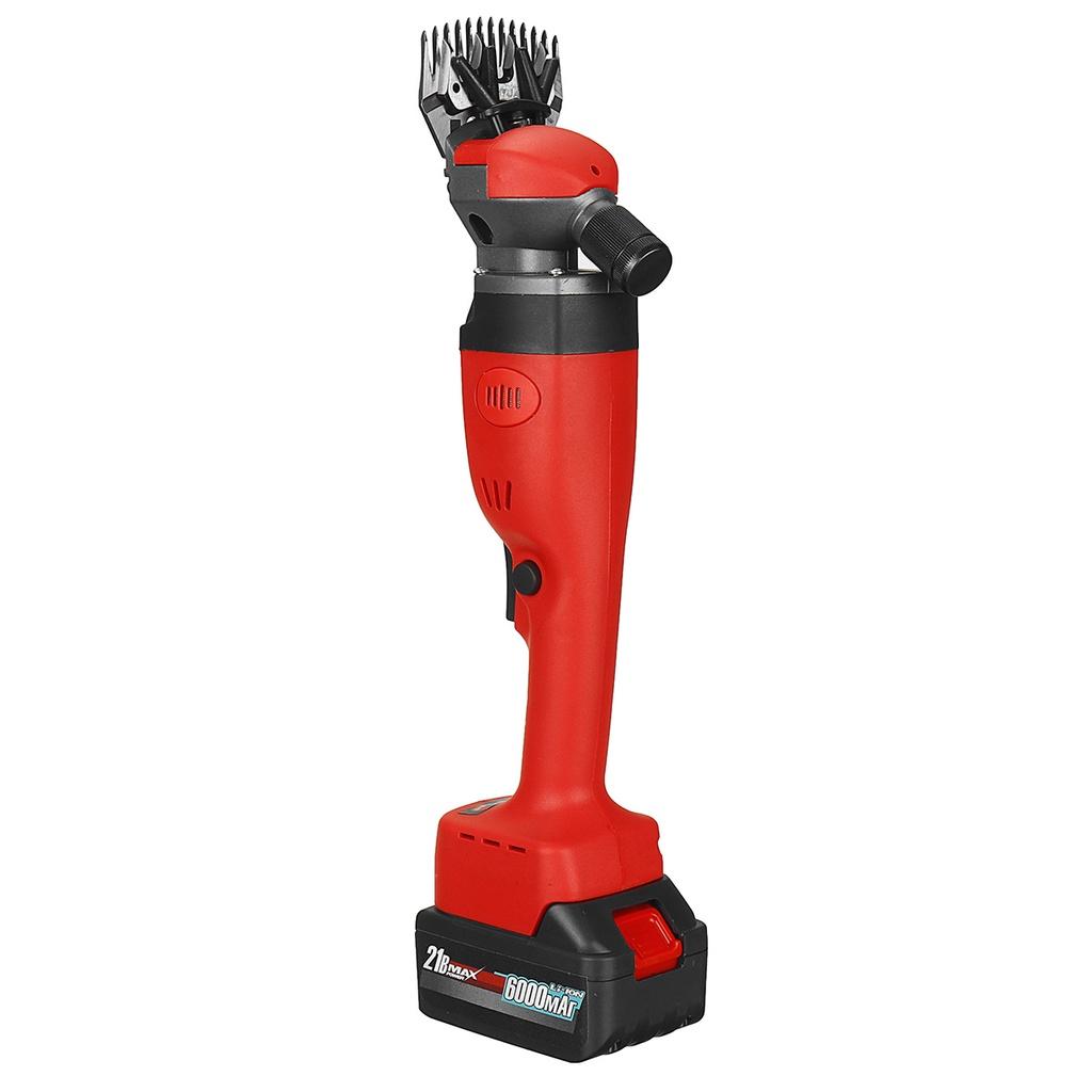 2200 Rpm 2 Speeds Wireless Electric Sheep Goat Kit Shearing Machine 6000mah Clipper Farm Animal Shears Cutter Wool Scissor for Battery 110-220V