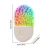 LED Night Lights Plug Into Wall 6 Color Changing Wall Socket LED Night Light For Kids Plug-in Multicolor Led Night Light