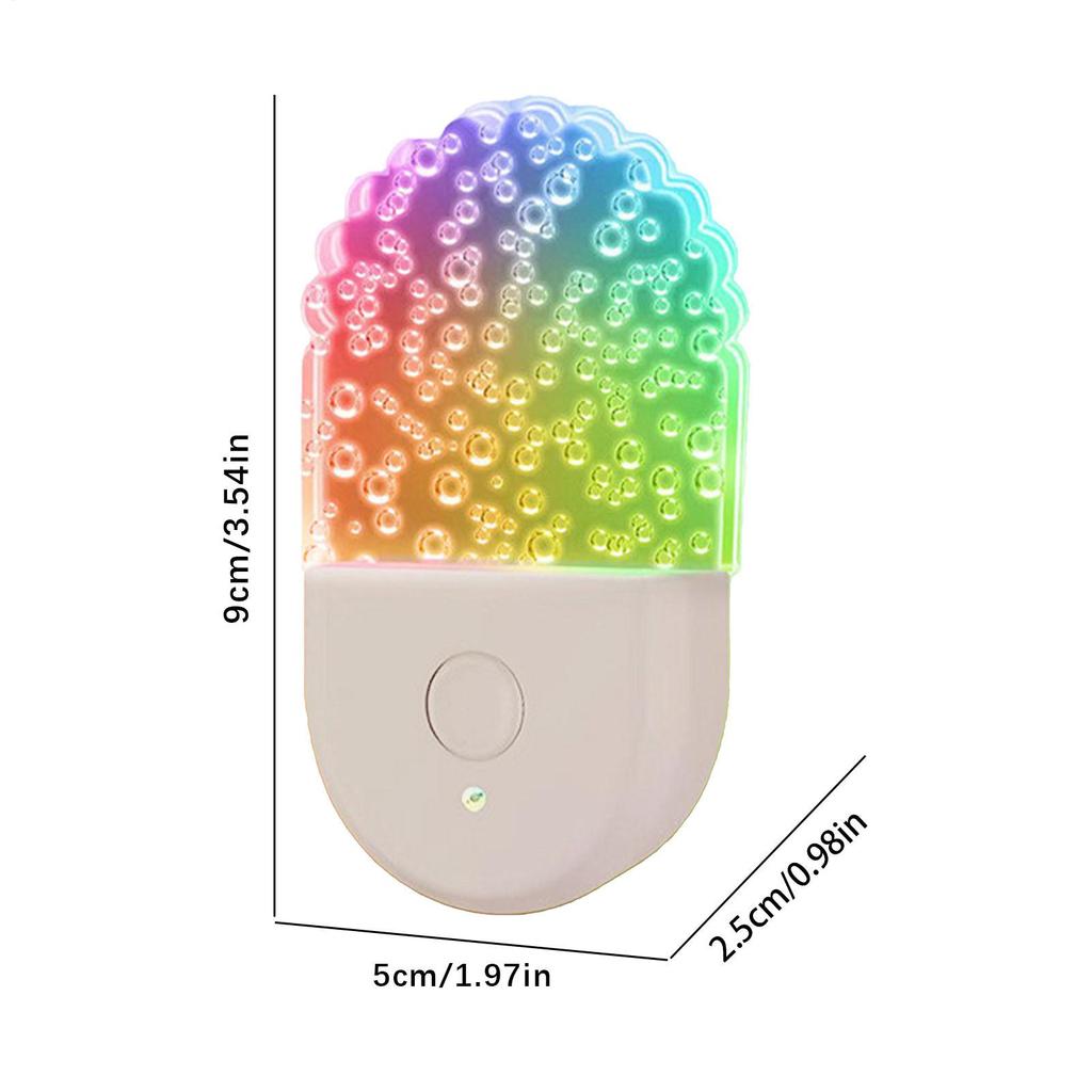 LED Night Lights Plug Into Wall 6 Color Changing Wall Socket LED Night Light For Kids Plug-in Multicolor Led Night Light