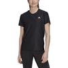 Adidas T Shirts Women's Black Crew Neck Moderate Straight Fit HC6332