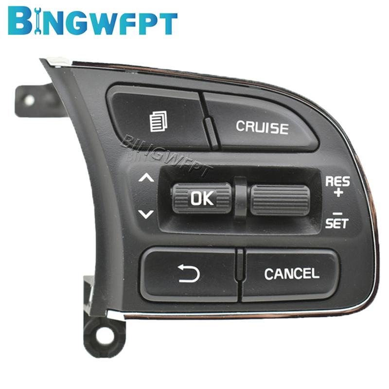 BINGWFPT For Kia K5 2016 2017 2018 Steering Wheel Cruise Button Car Accessories Right Button Button Switch