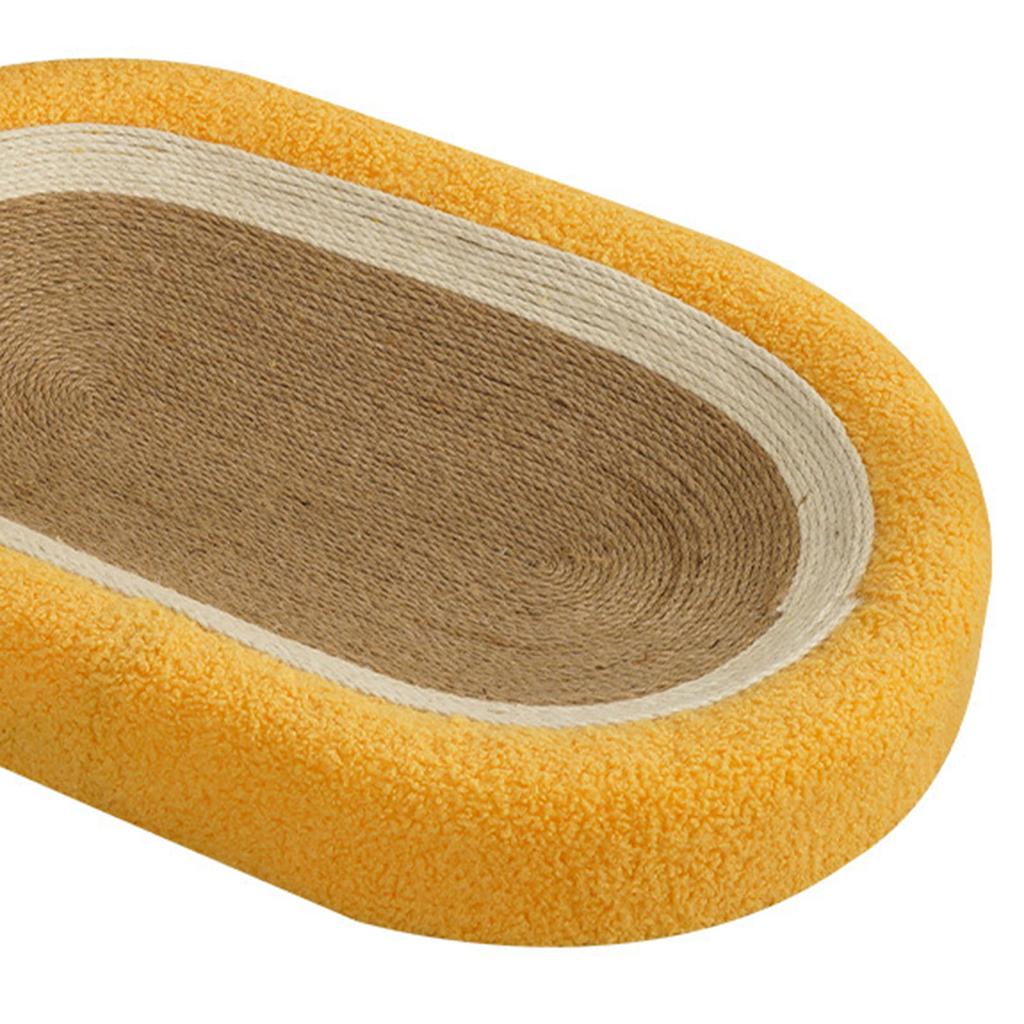 Pet Cat Scratcher Bowl Large Diameter Integrated Design Rugged Cat Scratching Pad Bed for Home