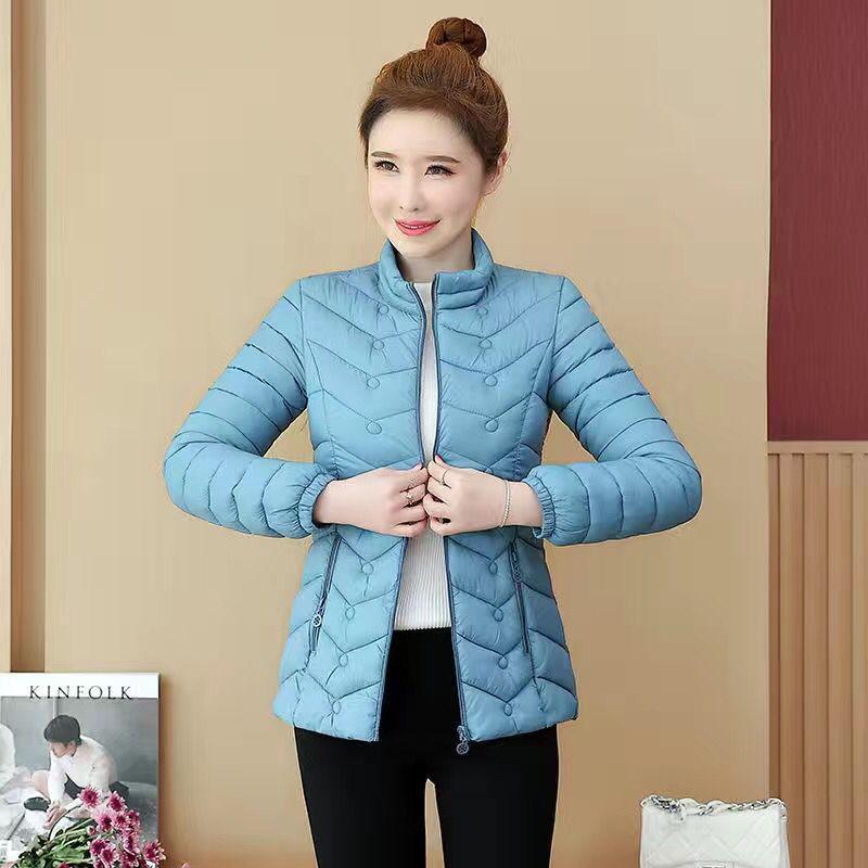 Jachetă din bumbac, scurtă, iarnă, nouă, scurtă, ușoară, subțire, jachetă din bumbac, mare, stil străin Jachetă mică din bumbac