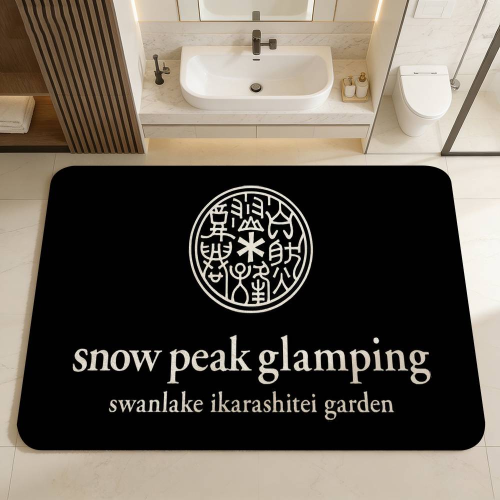 S-Snows COOL Peak Room Mats Retro Multiple Choice Living Room Kitchen Rug Non-Slip Welcome Rug