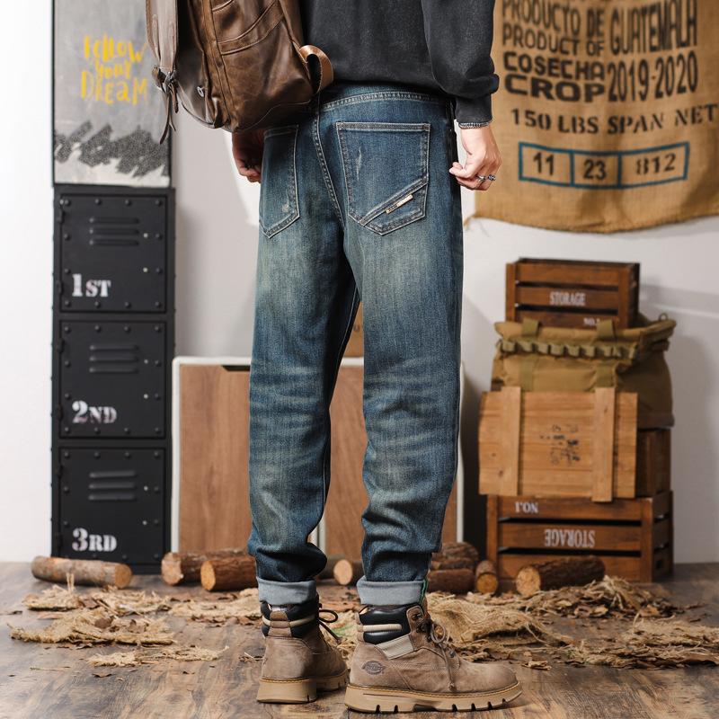 Haremky Pánské Podzimní Bavlněné Rovné Haremky Pánské Podzimní Džíny Pánské Podzimní Zimní