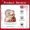 Colorful Santa Claus Ferris Wheel Acrylic Decoration for Christmas Home Desktop Festival Gift Flat Print Design Gifts