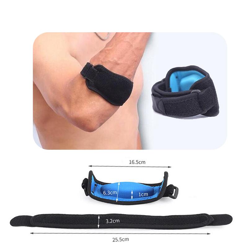 1Pcs Eva Elbow Brace Compression Pad Comfort Forearm Pain-Free Unisex Fitness Equipment Adjustable Sports Accessories