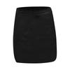 Women's Fashion Temperament Color Leather Sexy High Waist Bag Hip Short Skirt