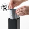 Yamazaki Jitsugyo Magnetic Dispenser with plenty of detergent Tower Tower Shampoo/Conditioner/Body Soap White 3-piece set [Mono Gallery limited clear