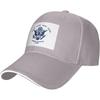 US Coast Guard Semper Paratus Emblem Baseball Cap Polyester Sun Hat Adjustable Trucker Cap Adult