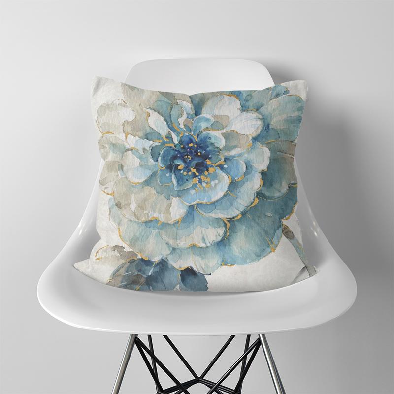 Cute Flower Cushion Cover Pillow Home Decor Removable And Washable Funda De Almohada