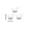 3 Pieces Hanging Planters Basket Home Railing Round Hanging Railing Planter