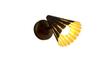 Modern Wall Sconce Light Brass Cone Shade Mid Century Wall Lamp Vintage Style Perforated Light Fixture Bedroom Hallway Bathroom Lighting