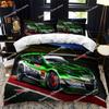 3D-gedrucktes Sportwagen-Supercar-Bettwäscheset Jungen Mädchen Twin Queen Size Bettbezug Kissenbezug Bett Kinder Erwachsene Heimtextilien