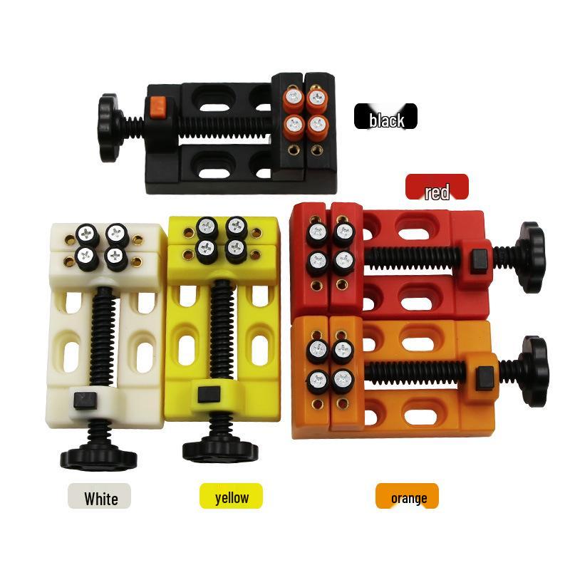 Quick Eight-Hole Mini Bench Vise for Carving & Fixing