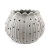 Les Trésors De Lily [J0538] - Gray 'Leaf' Candle Holder