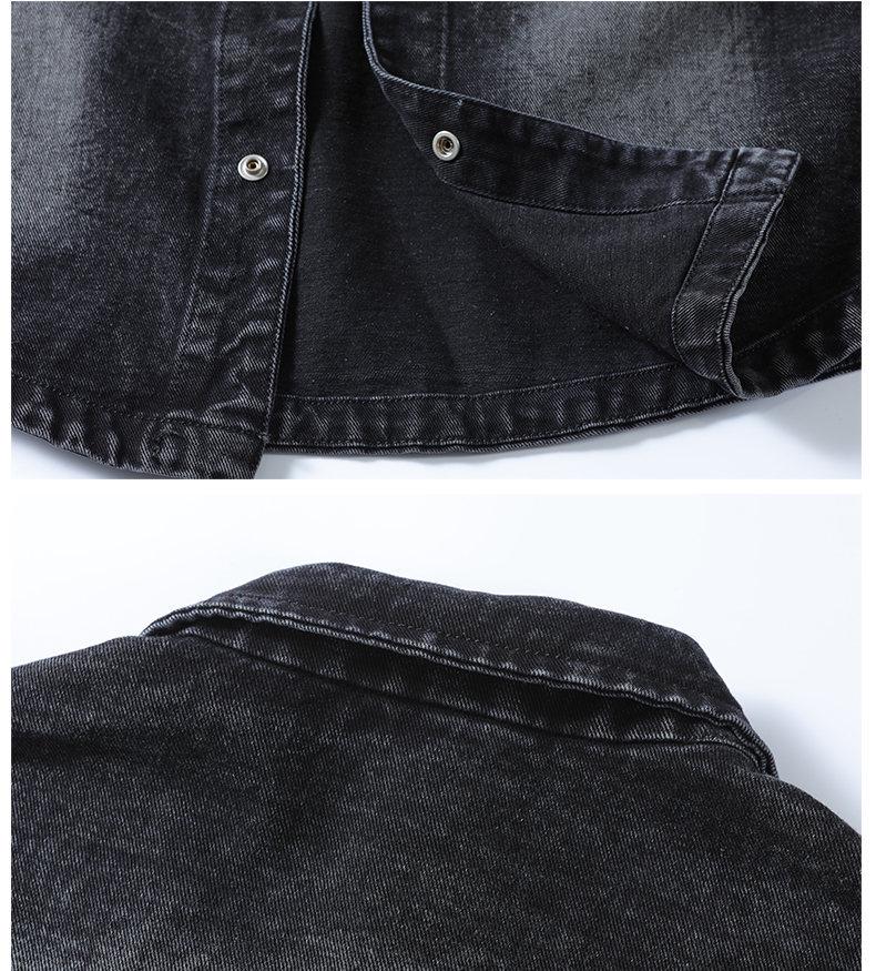 High-Quality Men's 3D Denim Shirt Jacket for Spring