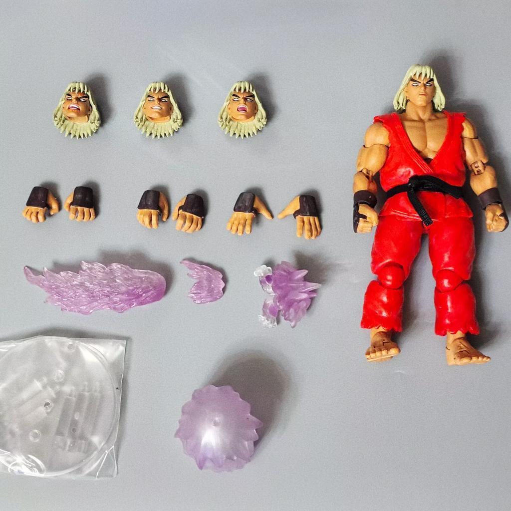 Boxer Street Fighter St Sangilf, Ken Ken Gulie, Long Wu Lei'An, Wang Ma, Movable Boxed Figure