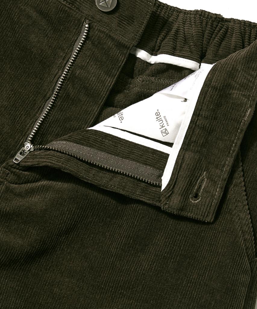 KULTE Back Brushed Corduroy Pants_Khaki