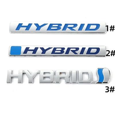 3D Kovová HYBRIDNÍ Samolepka Znak Odznak pro Hybridní Logo Prius Camry Crown Auris Rav4s S-MAX Fusion Explorer Limited