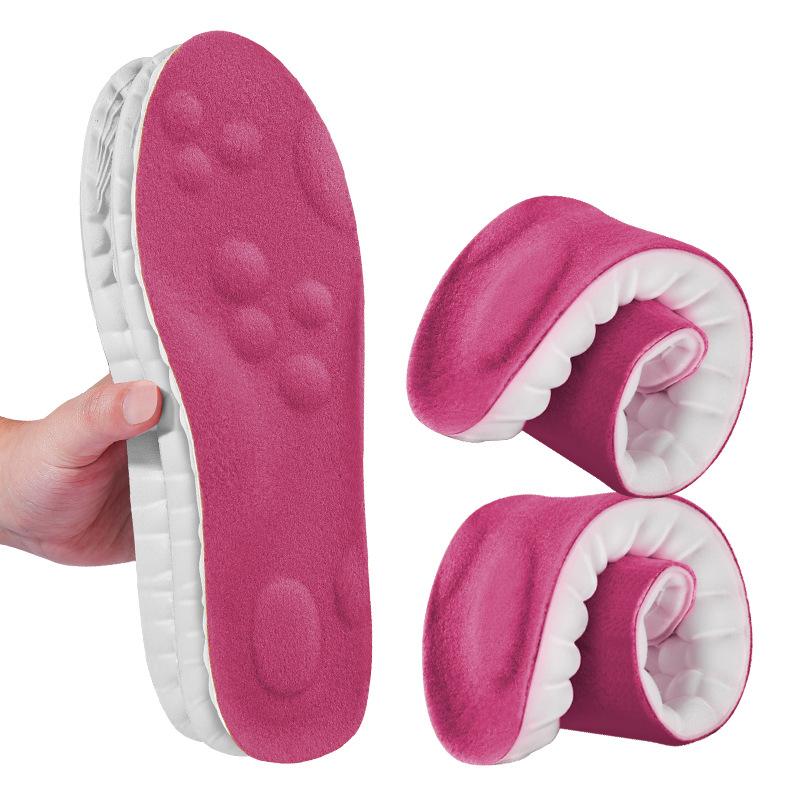 

3pair Warm and Velvet Stepping Sports Insoles Thickened for Men and Women Deodorant Sweat-absorbing Insole Women Shoes 35-36