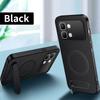 Etui do Infinix Note Edge 5G Miękkie Silikonowe włókno węglowe Magnetyczny Stojak Ochronne Tylne Pokrowce Etui do Infinix Note Edge Muszla