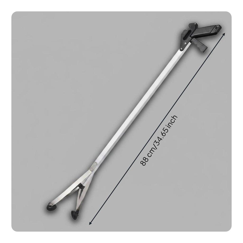 Stainless Steel Aluminum Alloy Grabber Press-to-grip Trash Picker Reaching Tool