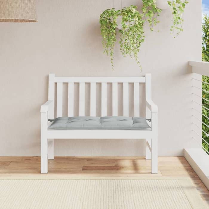 VidaXL Garden Bench Cushion Light Grey Mixed 100x50x7 Cm Fabric, Cushion, Bench Cushion, Garden Cushion, Cushion 4002531