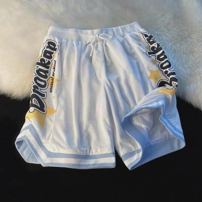 Short de basket-ball unisexe d'été: Tendance, Coupe ample, Parfait pour la course et les vêtements décontractés