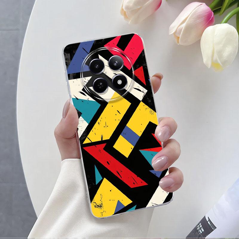 For Realme 12 13 12X 5G / 12 13 Pro Plus Case Luxury Phone Case For Realme13 13 Pro Plus 5G Clear Soft Silicone Protective Cover